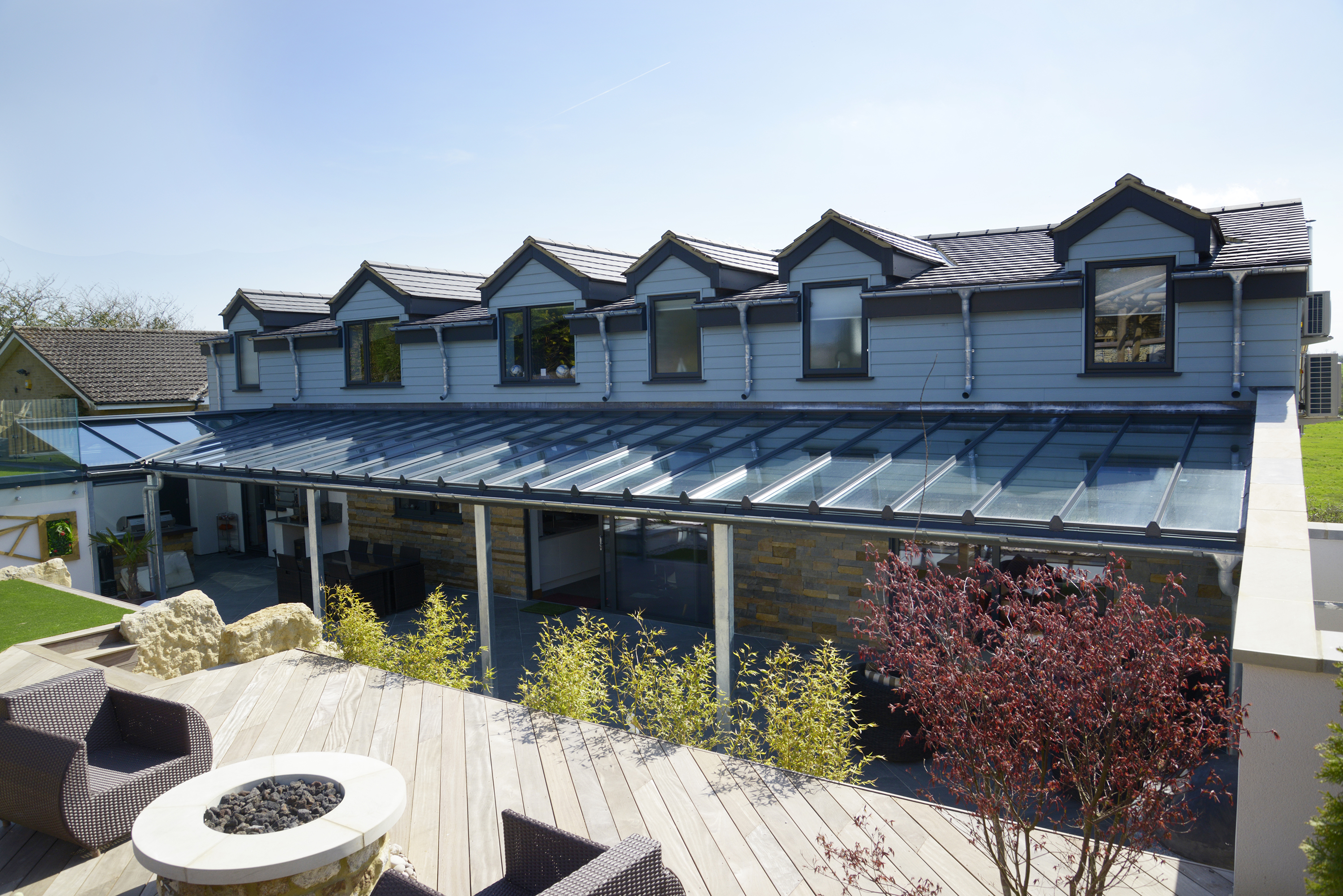 infinity steel gutters and downpipes product range image example